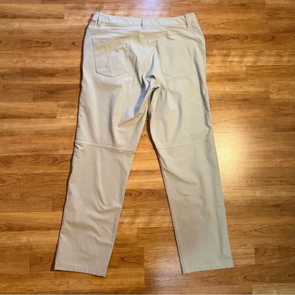 Lululemon ABC Pants Men's Size 32 Beige Khaki Tan Athleisure Stretch Comfort - Picture 4 of 8